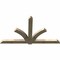 Ekena Millwork Redmond Rough Sawn Timber Gable Bracket, Douglas Fir, 96"W x 56"H x 4"D x 6"F, 14/12 Pitch GBW096X56X0406RED00RDF - alternate 3